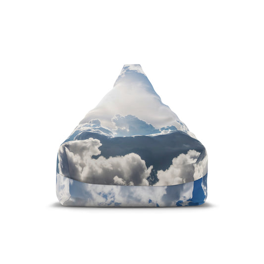 Sky Cloud Bean Bag Chair Cover, Cozy Home Decor, Relaxation Furniture, Bohemian Vibes, Kids Room Accessory