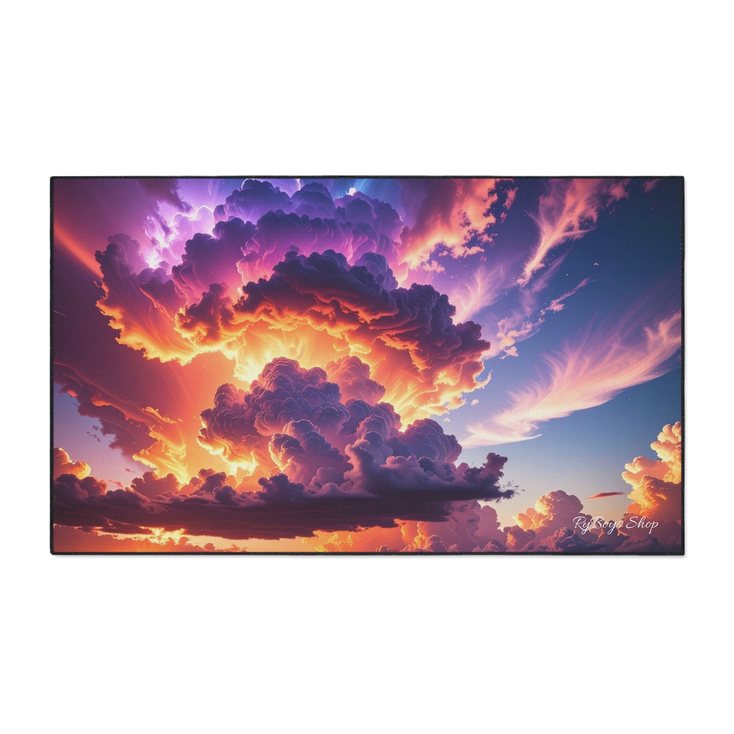 Vibrant Sunset Heavy Duty Floor Mat - Home Decor, Indoor/Outdoor Rug, Non-Slip Mat, Entryway Decor, Office Mat